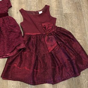 Burgundy Holiday Dress